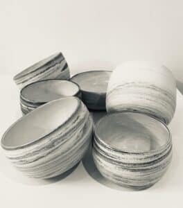 Stage tour: terre blanche et noire mélangées